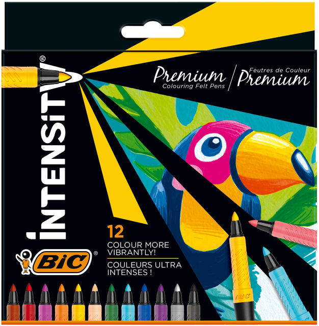 Kleurstift Bic Intensity Ass