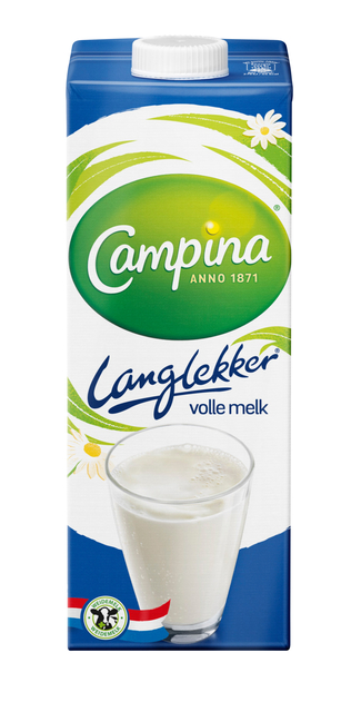 Melk Campina LangLekker vol 1 liter; doos 12 stuks