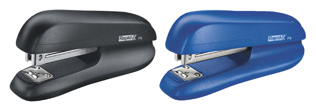 Nietmachine Rapid F6 Halfstrip 20 vel 24/6 zwart