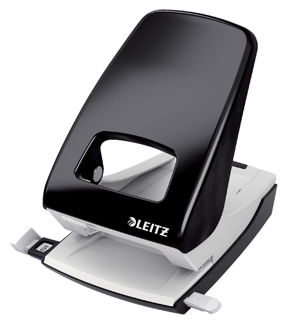 Perforator Leitz 5138 2-gaats, max 40 vel, zwart