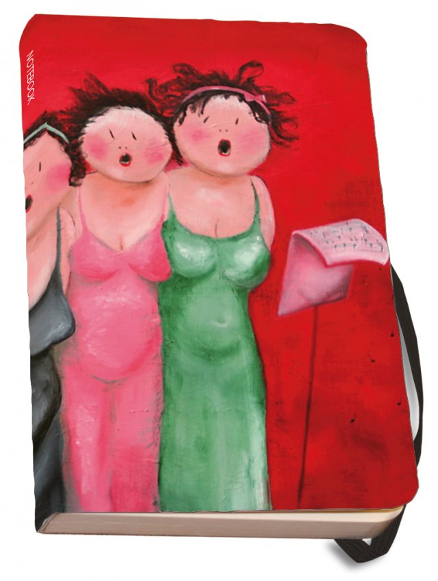 Notitieboek A5, zachte kaft: Ton sur ton, Judith Stam