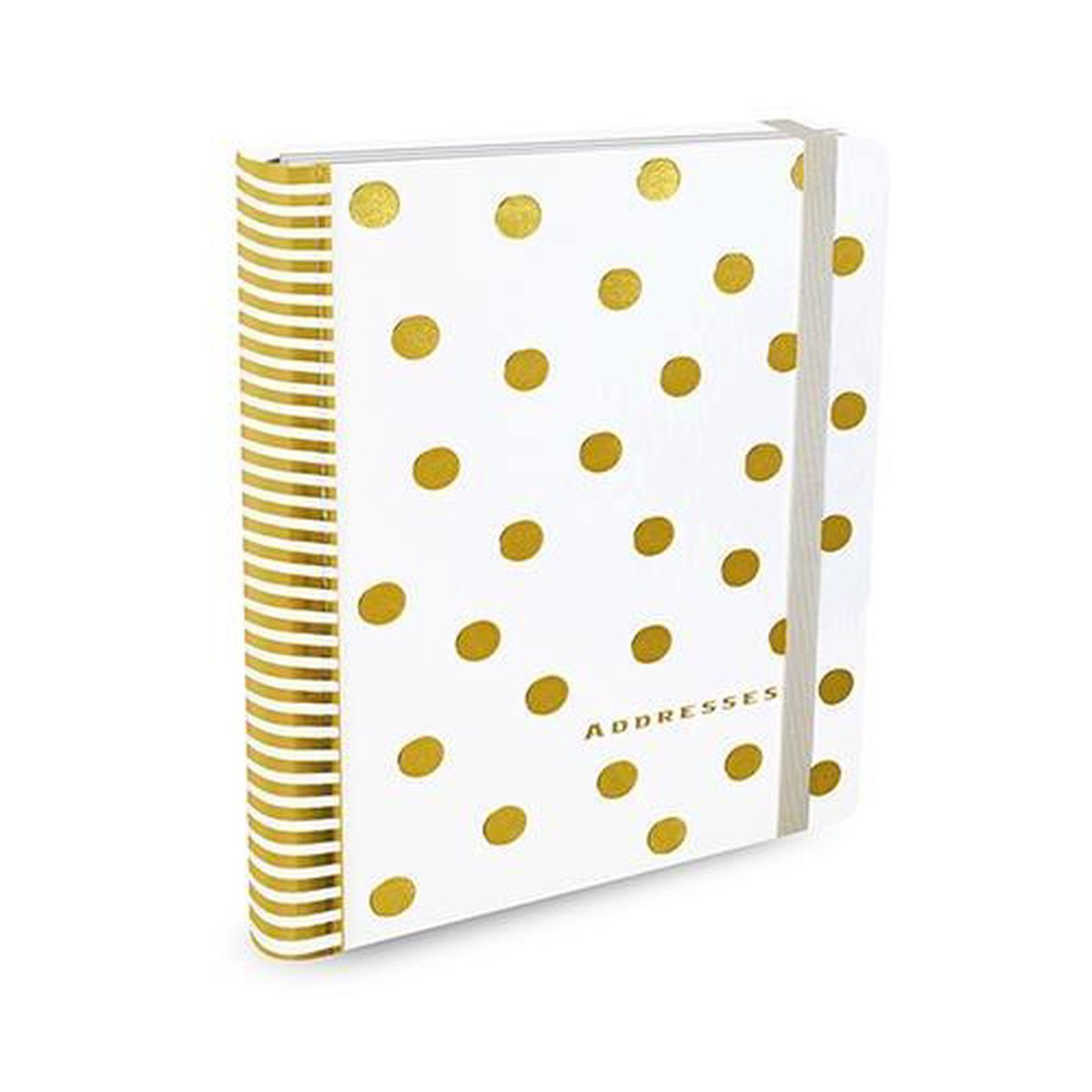 Adresboek A5 Comello gold dots
