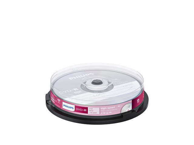 Dvd-R Philips 4.7gb 16x Sp (10)