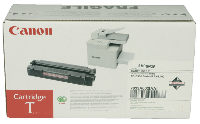 Tonercartridge Canon type T tbv. PC-D320/340 zwart