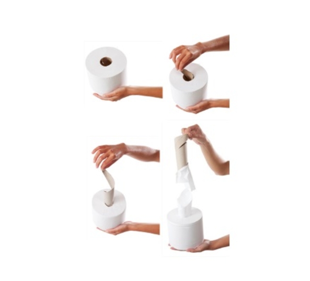 Poetsrol Tork M2 121206 2laags 20cmx160m 6rollen